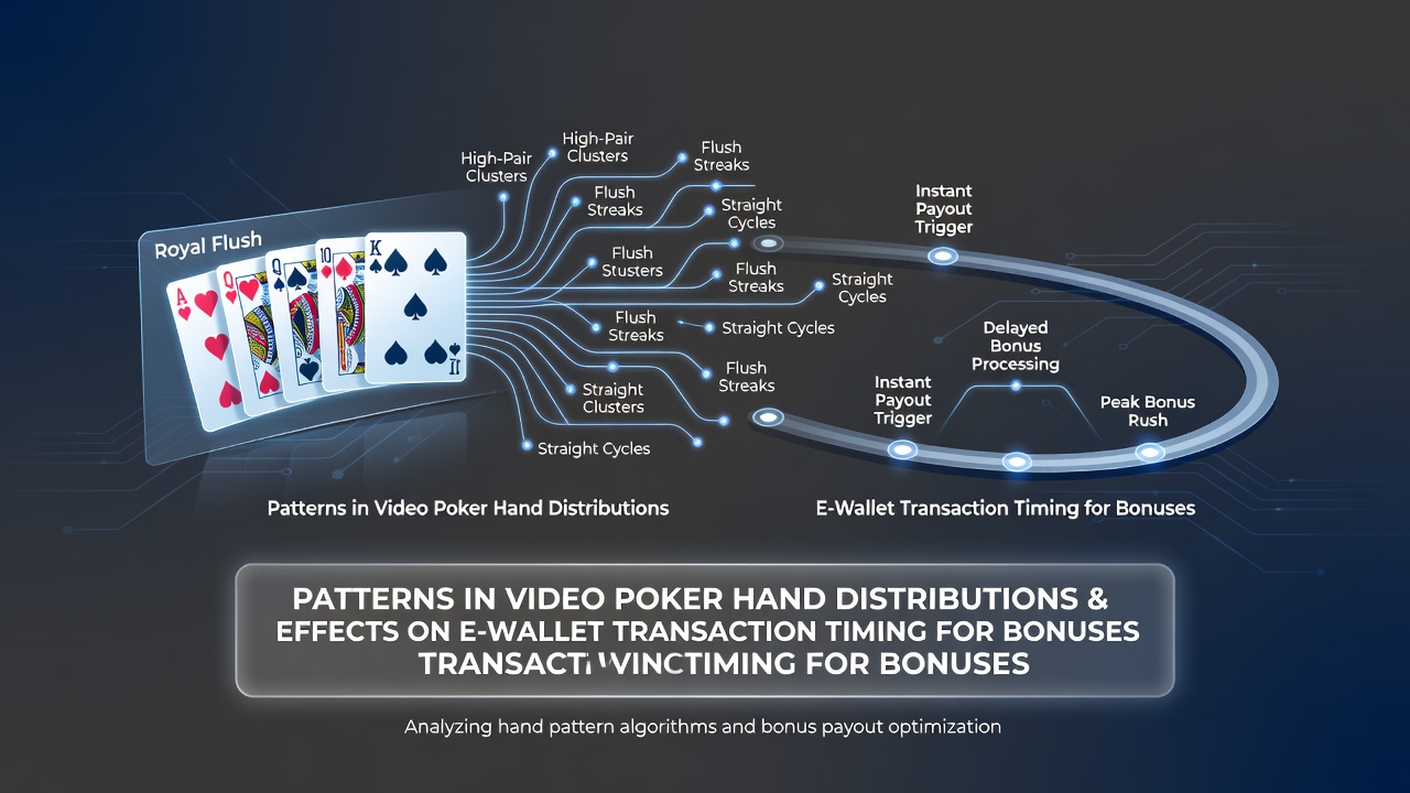 Graf over transaktionstiming relateret til videopoker-hænder i mobile opsætninger