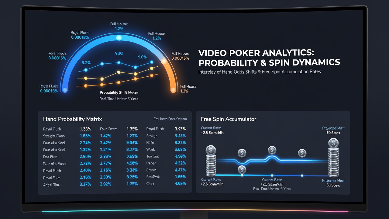 Diagram over akkumuleringsrater for gratis spins i mobile video poker med digitale wallets